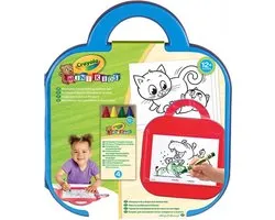 Crayola - Mini Kids - Hobbypakket - Afwasbare Dry-Erase Activiteiten Mat - Kunst & Knutselset Voor Kinderen