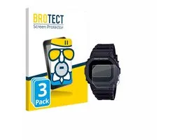 BROTECT - Screenprotector voor Casio G-Shock DW-5600RL-1 - Folie Beschermfolie Beschermglas matte 3 Stuks