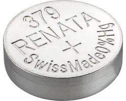 Renata 379 - SR521SW - SR63 - pile bouton à l'oxyde d'argent - 2 pièces - Swiss Made