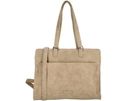 Enrico Benetti Grote Schoudertas Dames - Ruby - Mid Taupe