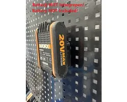 Support mural Pour batterie WORX 20V - Support de batterie - Montage mural - Support mural - Batterie NON incluse !