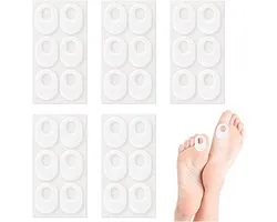 30pcs Corn Pads Bottom Foot Soft Felt Oval Shape Self Adhesive Callus Pillow, Corn Pillow, Callus Pads for Men and - ShopVlot