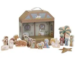 Little Dutch – Kerststal speelkoffer