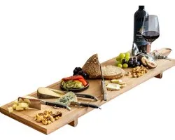 Cookinglife bamboe serveerplank XXL 100x26cm