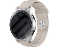 Bracelet sport en Siliconen Strap-it 20 mm - compatible avec Samsung Galaxy Watch 4 / 5 / 6 / 7 (Pro / Classic) / 3 - 41 mm / 42 mm / Active 40 et 44 mm / FE - Polar Ignite / Unite / Pacer - Amazfit GTS 1-2-3-4 - Withings ScanWatch Nova (starlight)
