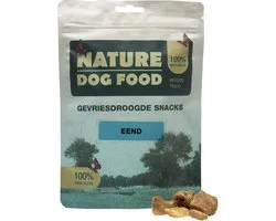 Nature dog food eend - 100% gedroogd spiervlees eend- zeer hoge acceptatie - Abany quality design - training - koekje - hondensnack - kauwmateriaal hond - belonings-koekje - hondensnack trainer hond beloning hond gevriesdroogd eend nature dog food