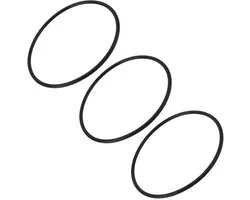 Dailygoods- O-ring 140 x 5 mm - nitrilrubber - afdichtingsring - waterfilterbehuizing - 3 stuks - compatibel met AO Smith - Afdichtring