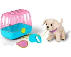 Zapf Creation BABY born Puppy Lucky - Chien avec cage