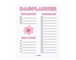 Venus Natalis - Dagplanner A5 – 50 Vellen – 120 g/m² – Checklist, Prioriteiten & Self-Care