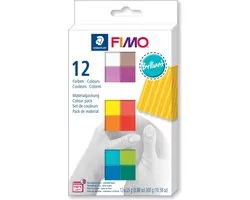 FIMO soft - ovenhardende boetseerklei - colour pack - 12 brilliant colours