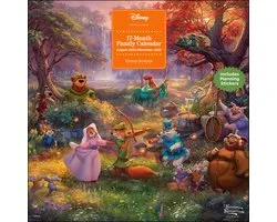 Disney Dreams by Thomas Kinkade Studios 17-Month 2025-2026 Family Wall Calendar
