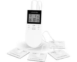 Lanaform - Physio Stim - Électrostimulateur TENS EMS - Soulage Les Douleurs Chroniques - Développement De La Masse Musculaire - Bien-être - Massage