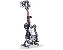 Metalcraft Mini Akoestische Gitaar modelbouw | Metalen Constructie bouwset | DIY 3D Puzzel | Met gereedschappen | Muziekinstrument bouwpakket voor volwassenen en kinderen | Educatief speelgoed | 200 onderdelen