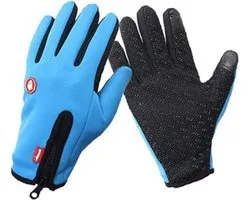 Tech Fleece Handschoenen - Blauw - Maat L