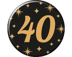 Paperdreams - Button Classy Party - 40 jaar