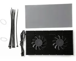 Aluminium Heatsink voor Grafische Kaarten - GPU Backplate Radiator met 4-Pin Koeling voor RTX 3090, 3080 en 3070