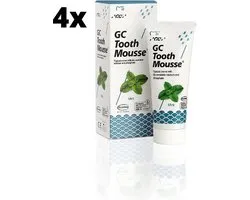 GC Tooth Mousse Mint - 4 stuks - Voordeelverpakking