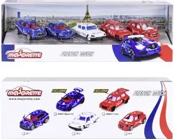 Majorette - French Touch - 5 stuks - Giftpack - Franse auto's - Vanaf 3 jaar
