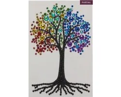Crystal Art Peinture de diamants Card Rainbow Tree