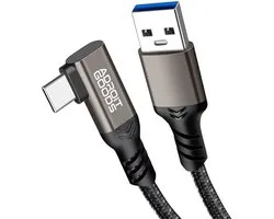 Câble de liaison VR AdroitGoods 1 m – USB-A vers USB-C 10 Gbit/s pour Oculus Quest – USB 3.2