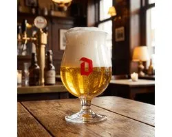Duvel Bierglas 33 cl / 330 ml, Giftbox | Bierglazen voor Speciaalbier | Glas | Voor Thuis en Horeca