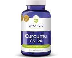 Vitakruid Curcuma C3-2X 120 vegancapsules