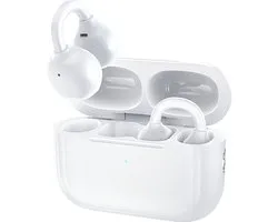 DrPhone AirClip S20 – Clip-On Draadloze Oordopjes Open Ear – Bluetooth 6.0 – Comfortabel Bellen & Audio - Wit