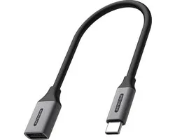 Sitecom AD-1011 USB-kabel 0,15 m USB A USB C Zwart, Grijs