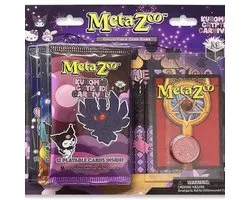 MetaZoo Trading Card Game Kuromi's Cryptid Carnival Special Edition Bundle Set [3 Booster Packs + Tarot Card, Promo Card & Coin]