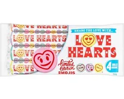 Swizzels Love Hearts 4 Pack (12 x 105g)
