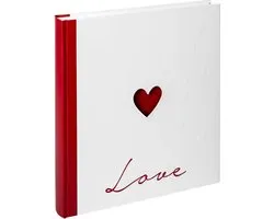Walther UH-159 Love - Trouwalbum - Formaat 28 x 30,5 cm - Rood/Wit