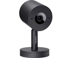 Netatmo - caméra de sécurité intérieure intelligente 2K - caméra de surveillance intérieure - reconnaissance faciale - détection de mouvement - vision nocturne - fonctionne avec Google Home et Apple HomeKit - sans abonnement - noir - 1 pièce