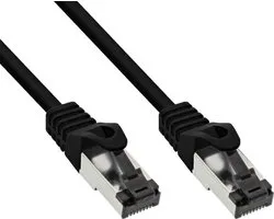 GHMT-Gecertificeerd CAT8.1 S/FTP LSZH 2M Zwart - Netwerkkabel - Computerkabel - Kabel