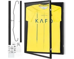 Trendique - Display - Display box - Display case - Display frame - Displayframe - UV Bescherming - Afsluitbaar - PC glas - 59 x 79 x 4 CM
