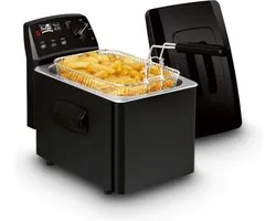 FRITEL Turbo SF 4151 - Friteuse / Frituurketel / Friteuse - Black Metallic - 3 liter - 2 tot 4 Personen - 2400W