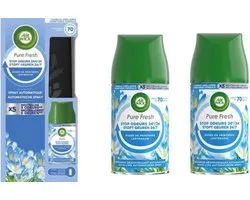 Air Wick Freshmatic Spray Automatique - Désodorisant - Pure Spring Dew - Kit de démarrage + 2 recharges