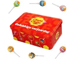 Boîte de collection de bonbons Chupa Chups Best of Mini "Joyeux anniversaire" - sucettes - 70 pièces - 420g