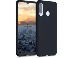 coque de téléphone kwmobile pour Huawei P30 Lite - Coque pour smartphone - Coque arrière en bleu myrtille