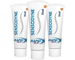 Sensodyne - Tandpasta - Rapid Relief - 75ml x 3