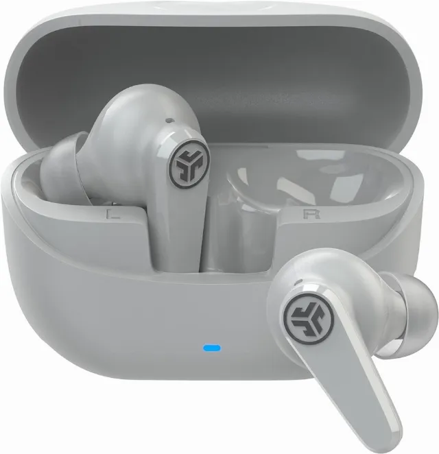 JLab Go Pods ANC True Wireless Earbuds, Active Noise Cancelling, Cloud White