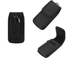 Case Cover Zakelijk Nylon voor Q-MOBILE Q-SMART QS550 - Zwart