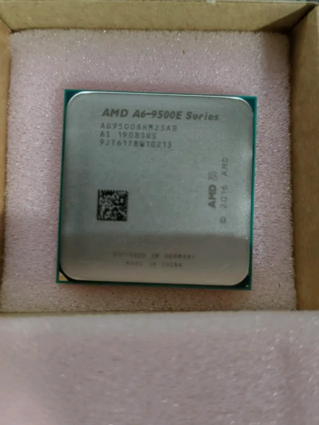 AMD A6-9500E dual core APU/CPU AM4 processor -with Radeon iGPU