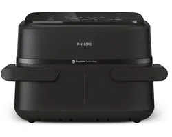 Philips 1000 Series Dual Basket Airfryer - NA150/00 - Dubbele Mand - Flexible Basket - 7.1L - Tot 5 Personen