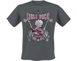 The Simpsons Girls Rock Heren T-shirt - houtskool - XL
