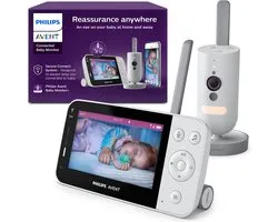 Philips Avent Connected Beeldbabyfoon - Babyfoon met camera en app - SCD951/26