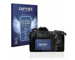 Savvies - Screenprotector voor Panasonic Lumix DC-G9 - Folie Beschermfolie transparant 6 Stuks