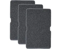 Fixem® - Geschikt voor Beko droger filter 2964840100 - Wasdroger filter - Spons filter - Filter voor droger- 245x155mm 3 stuks