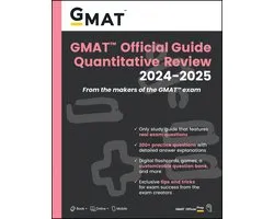 GMAT Official Guide Quantitative Review 2024-2025: Book + Online Question Bank