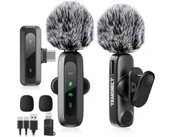 TRANSNECT - BM800 - Microphone de studio à condensateur avec housse en mousse de bras, filtre anti-pop absorbant les chocs et carte son intégrée - microphone pour PC