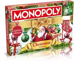 Winning Moves Monopoly - Jeu de plateau Édition Limitée - Noël 2026 Anglais